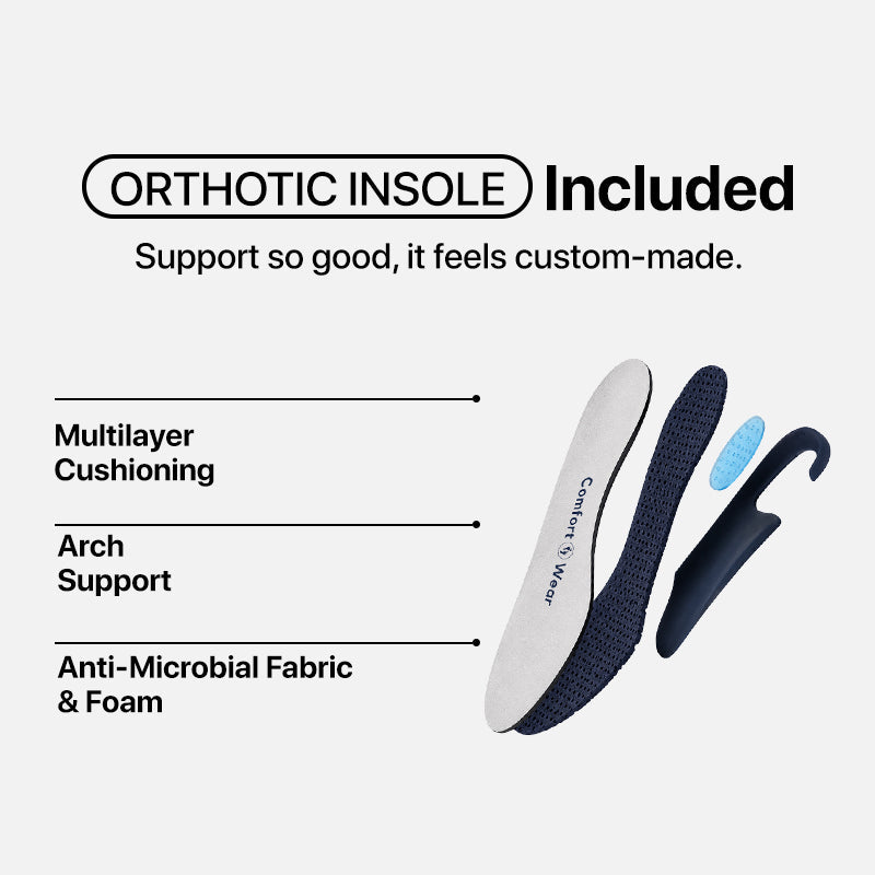 Ortho Stretch Cushion Shoes - Sky Blue