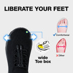 Ortho Stretch Cushion Shoes - Black
